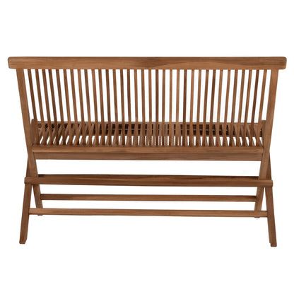 Bench Kendall Hm9541 Foldable Made Of Teak Wood In Natural Color 120x62x89hcm.