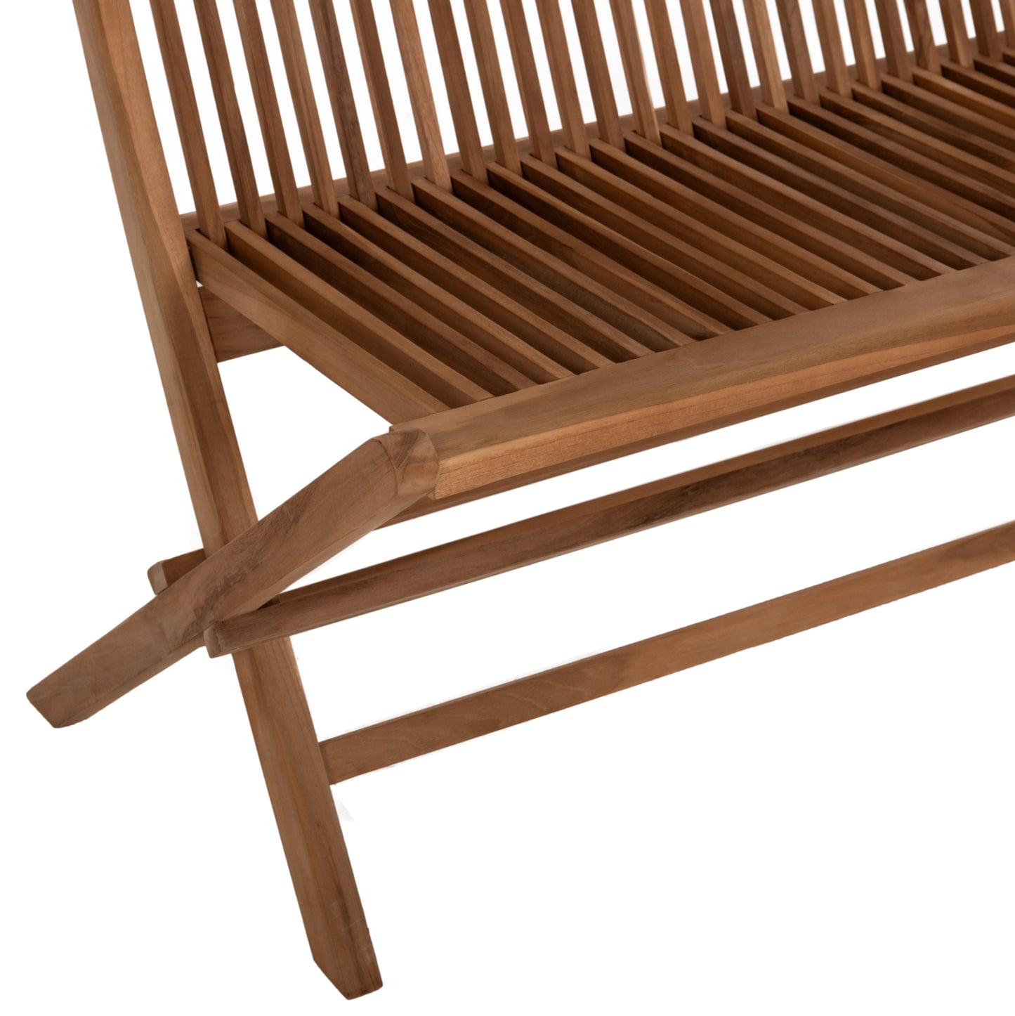 Bench Kendall Hm9541 Foldable Made Of Teak Wood In Natural Color 120x62x89hcm.