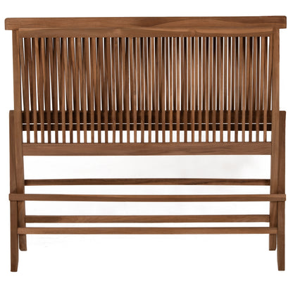 Bench Kendall Hm9541 Foldable Made Of Teak Wood In Natural Color 120x62x89hcm.