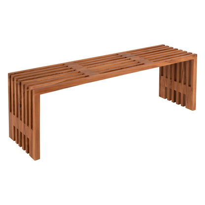 Bench Nya Hm9829 Solid Teak Wood 139,5x34,5x48,5hcm.