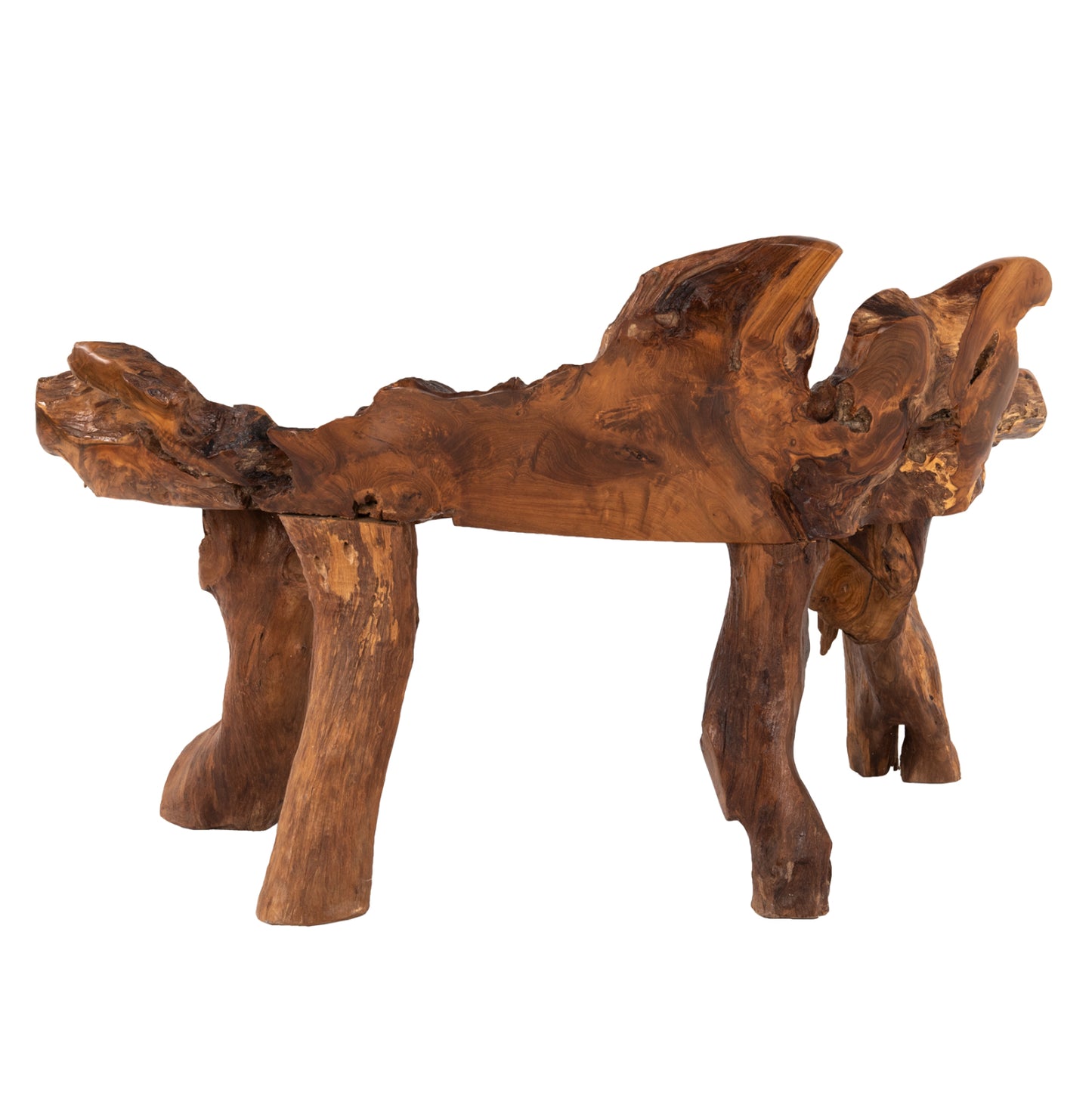 Bench Hm9398 Solid Teak Natural Color 130x52x80Ηcm.