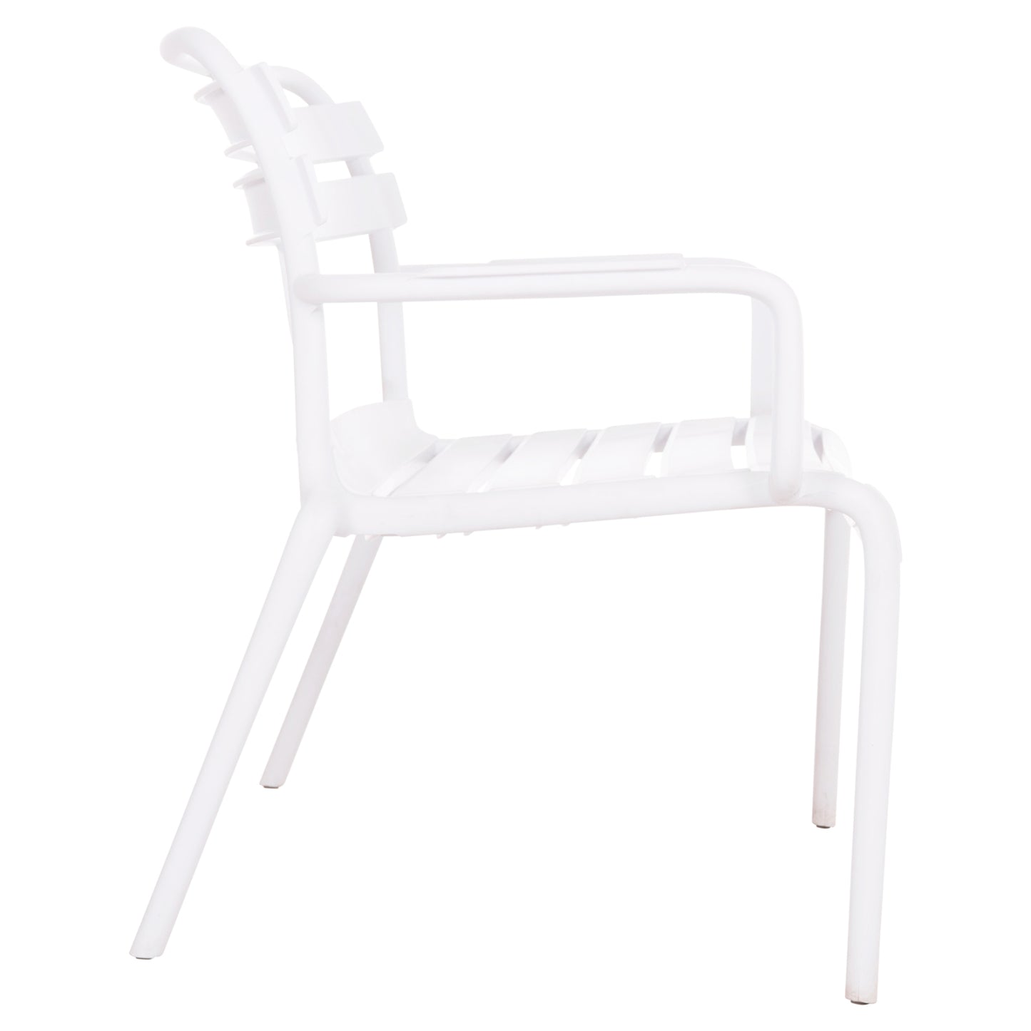 Polypropylene 2-seater Bench Korver Hm6332.01 White 113x65x76hcm.