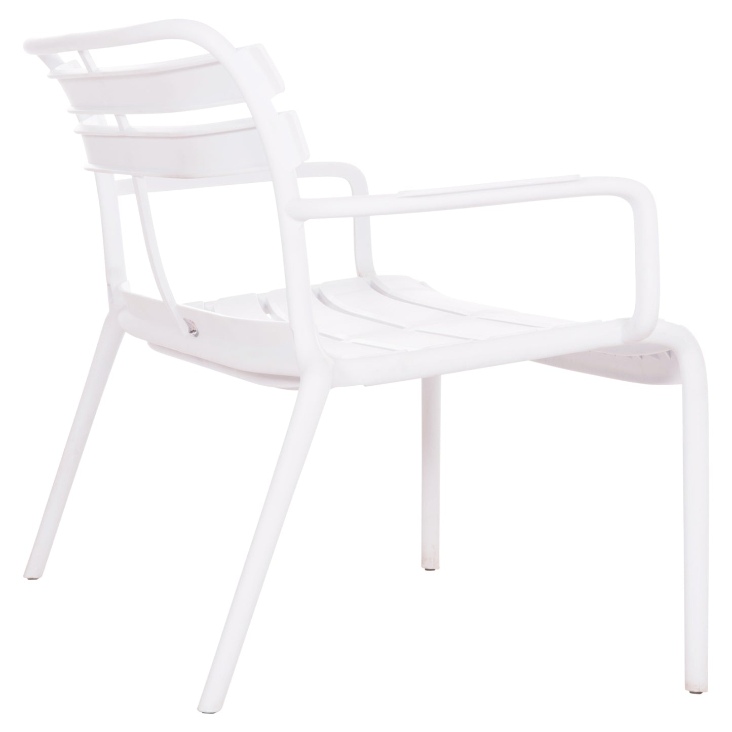 Polypropylene 2-seater Bench Korver Hm6332.01 White 113x65x76hcm.