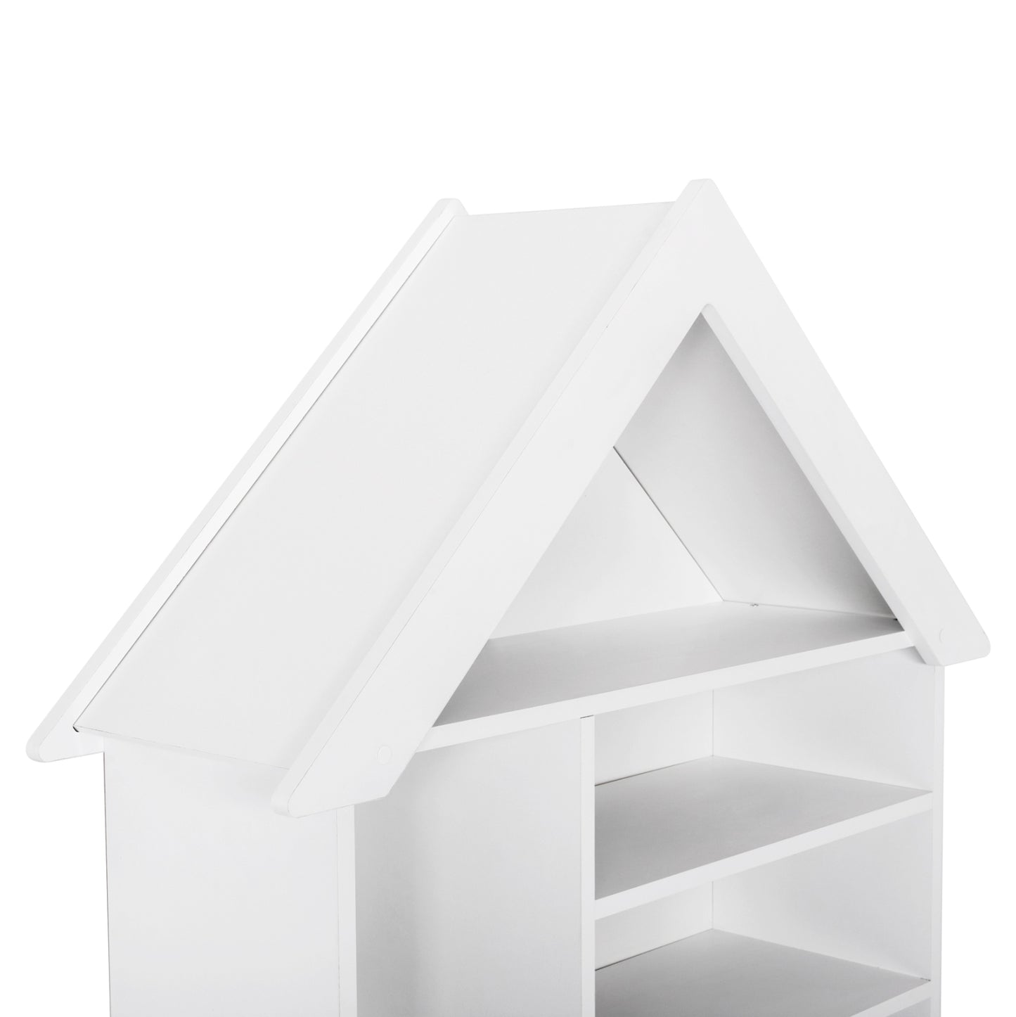 Kids' Bookcase Drey Hm18229.01 Melamine White 104x30x170hcm.