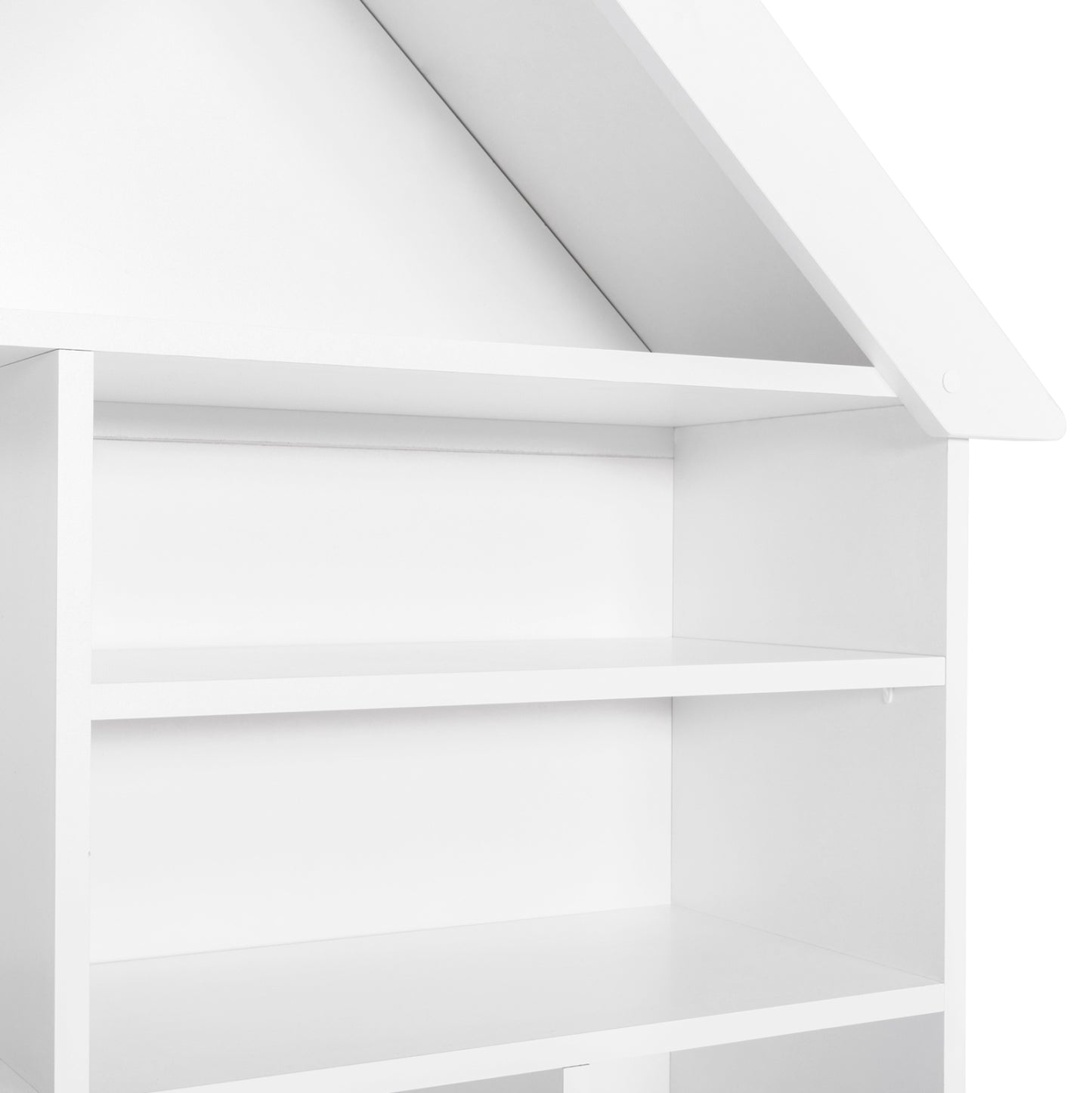 Kids' Bookcase Drey Hm18229.01 Melamine White 104x30x170hcm.