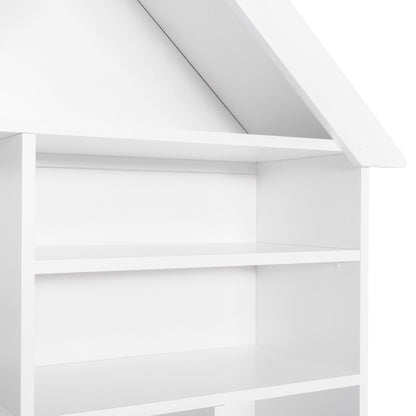 Kids' Bookcase Drey Hm18229.01 Melamine White 104x30x170hcm.