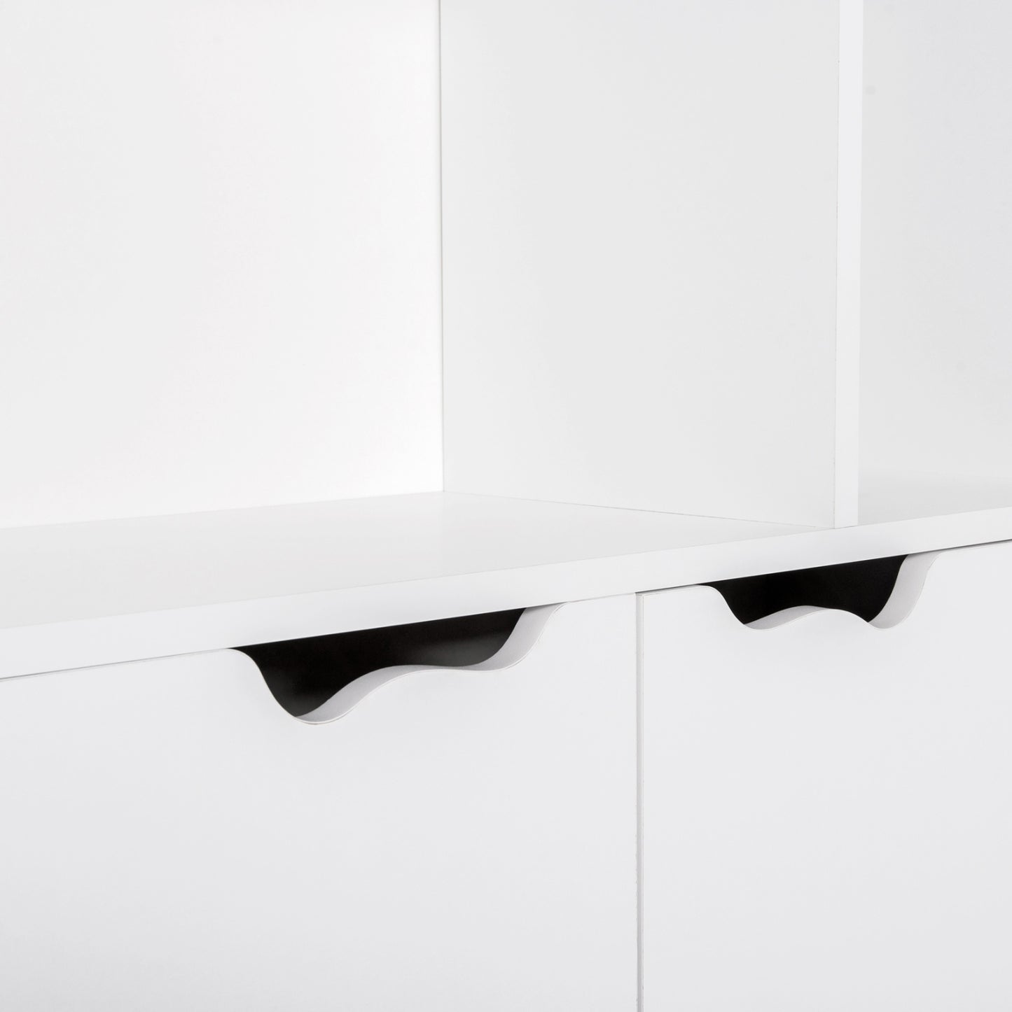Kids' Bookcase Drey Hm18229.01 Melamine White 104x30x170hcm.