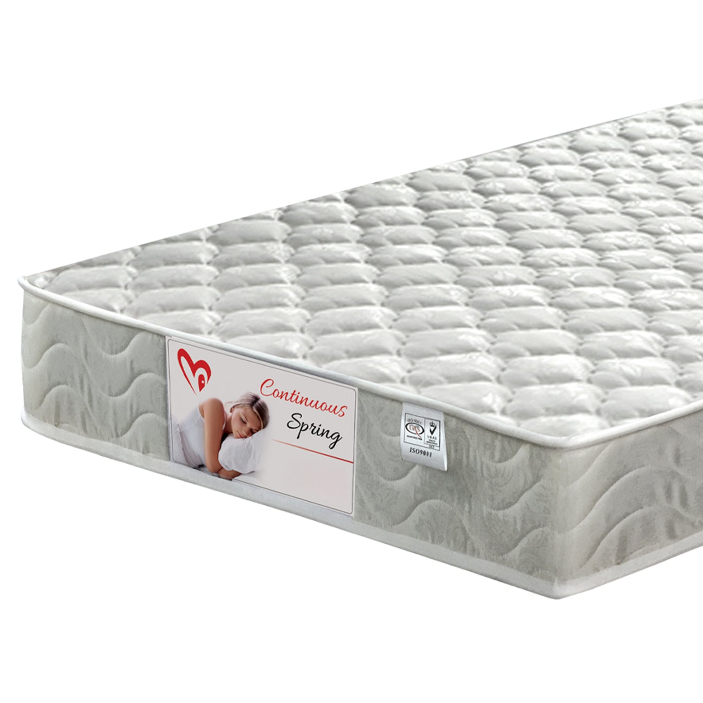 Kids' Bunk Bed With Mattresses & Drawers Triplon Hm10996 Pine Wood In White 207x97x168hcm.