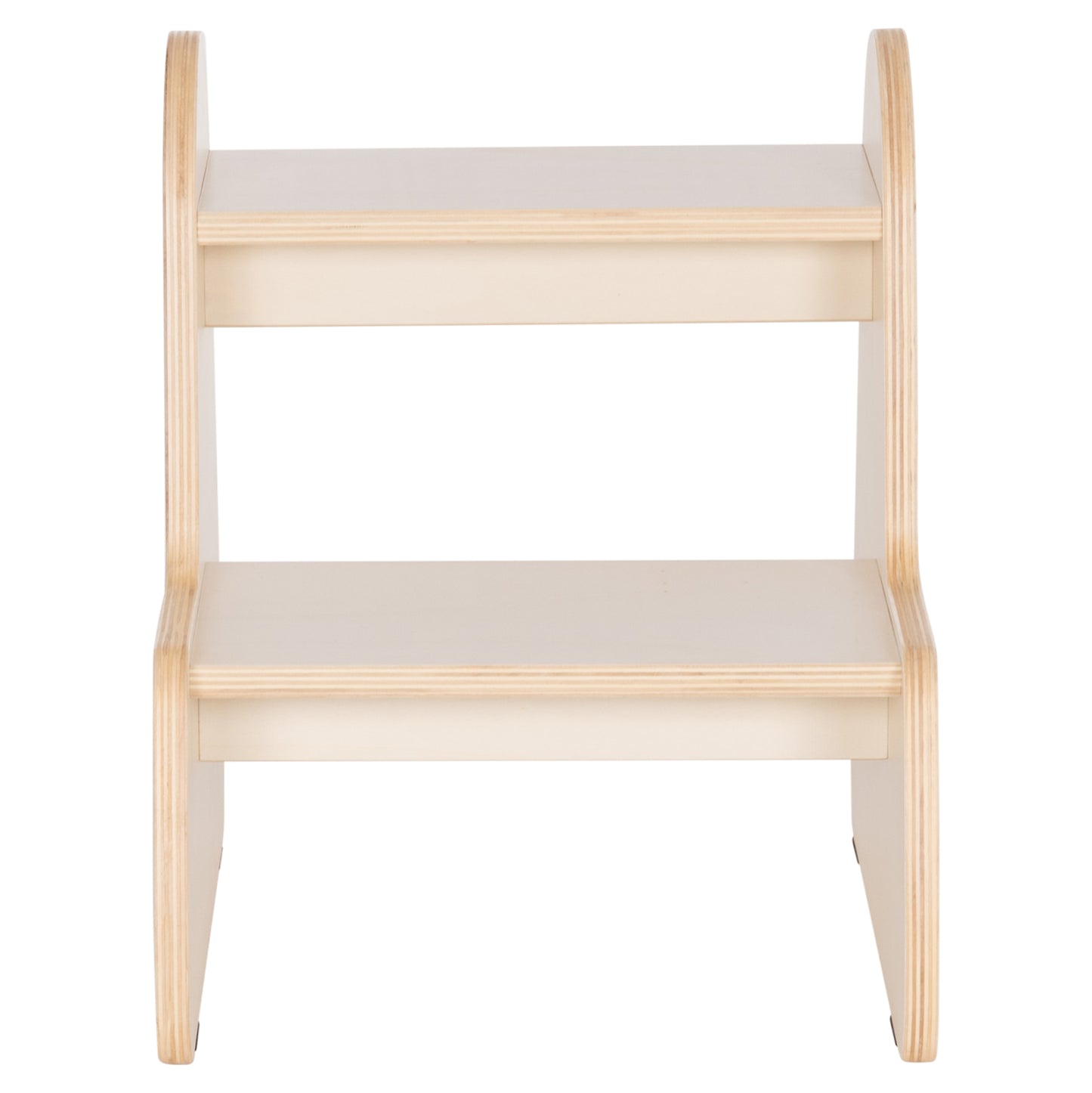 Kids' Step Stool Ricki Hm18340.01 Mdf & Plywood In Natural 33x43.5x40.5hcm.