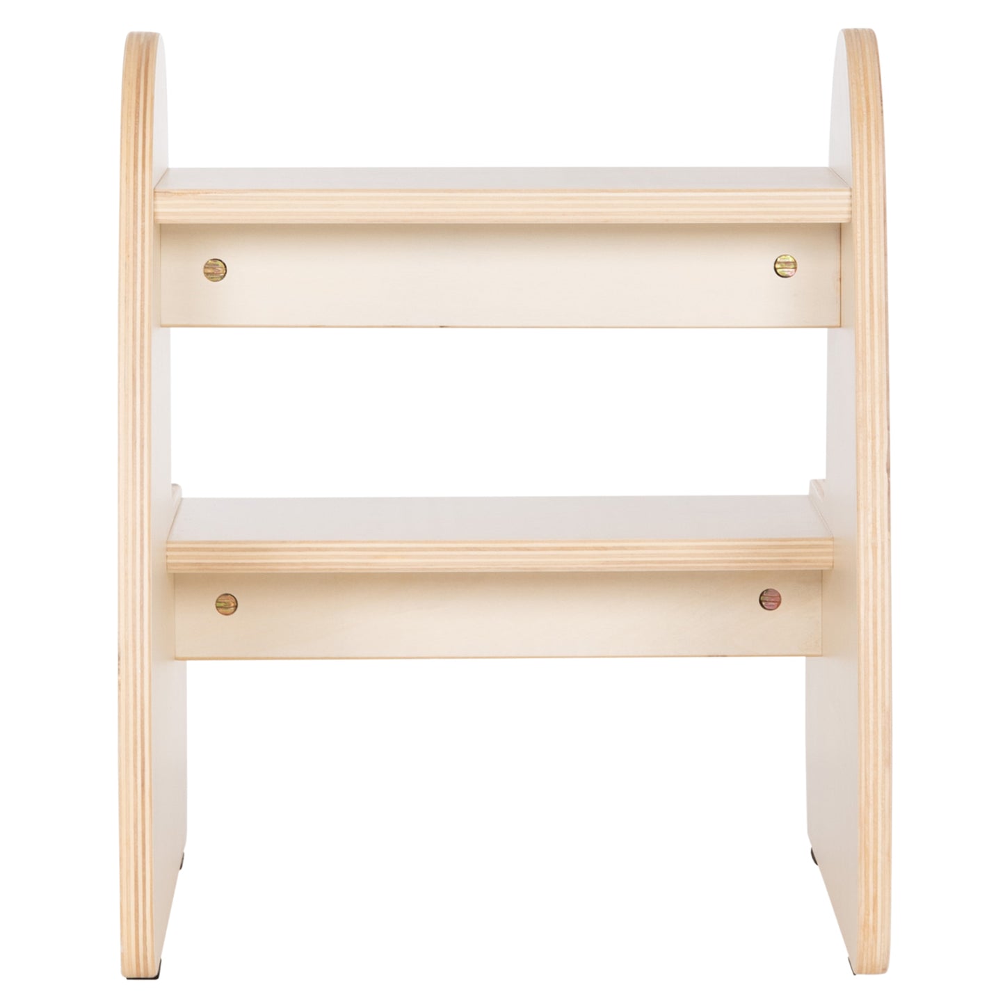 Kids' Step Stool Ricki Hm18340.01 Mdf & Plywood In Natural 33x43.5x40.5hcm.