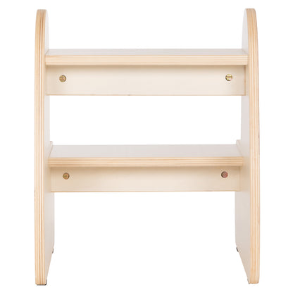 Kids' Step Stool Ricki Hm18340.01 Mdf & Plywood In Natural 33x43.5x40.5hcm.