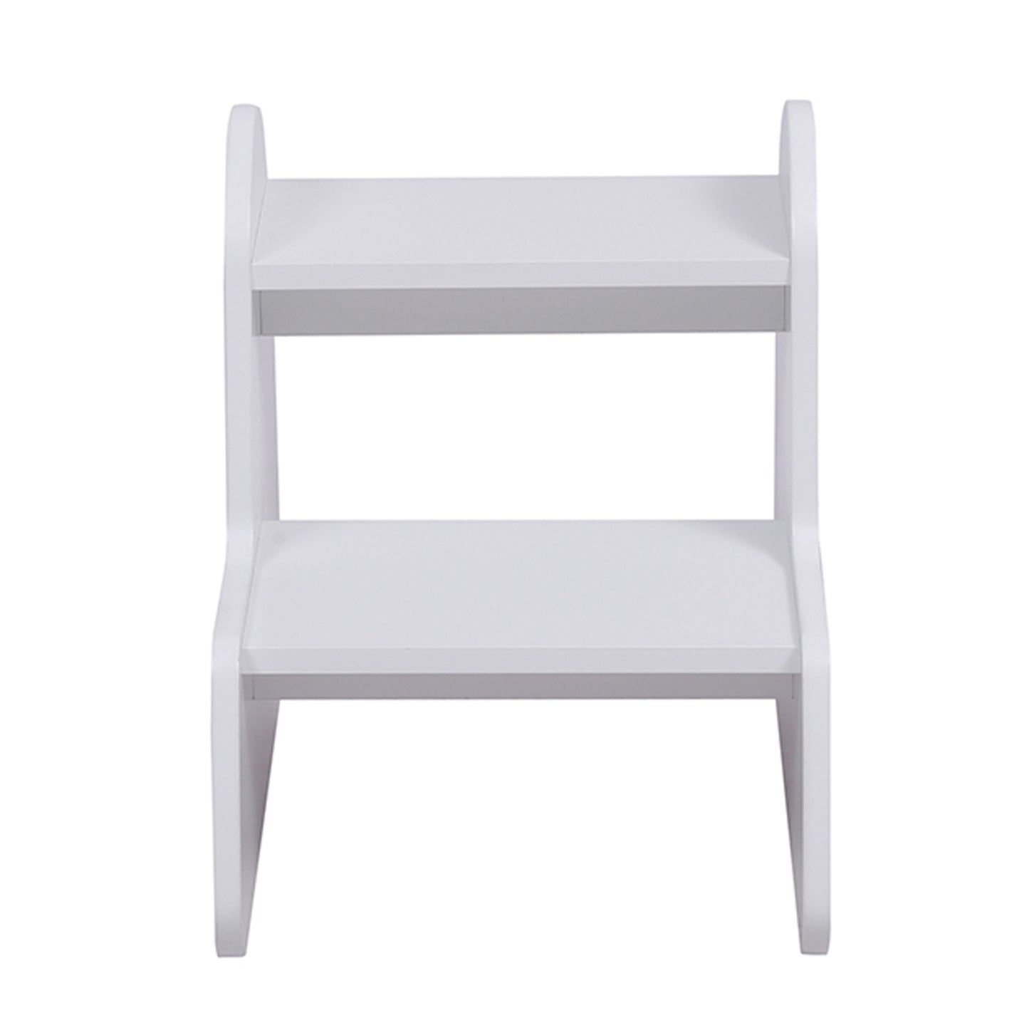 Kids' Step Stool Ricki Hm18340.03 Mdf & Plywood In White 33x43.5x40.5hcm.