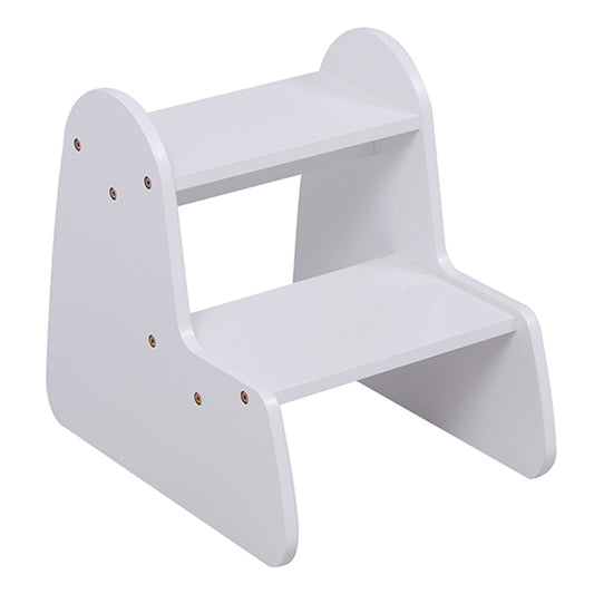 Kids' Step Stool Ricki Hm18340.03 Mdf & Plywood In White 33x43.5x40.5hcm.
