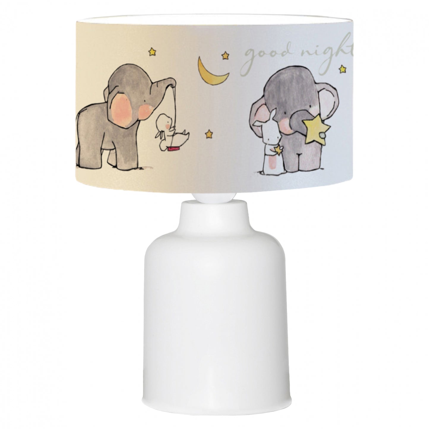 Children's Table Lamp Baloo Hm7577.01 Animal Figures Φ24x32h Cm.