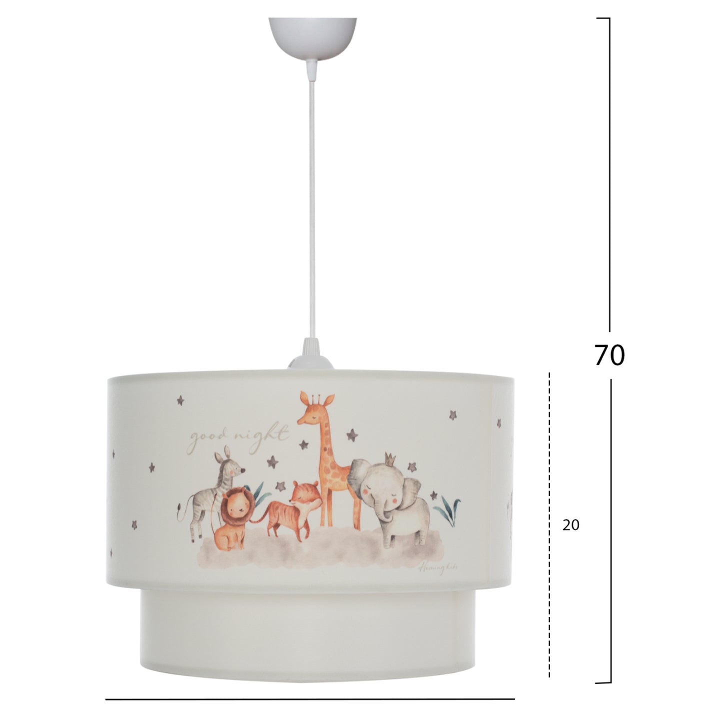Ceiling Pendant Kid's Room Baloo Φ30x70εκ. Hm7572.03