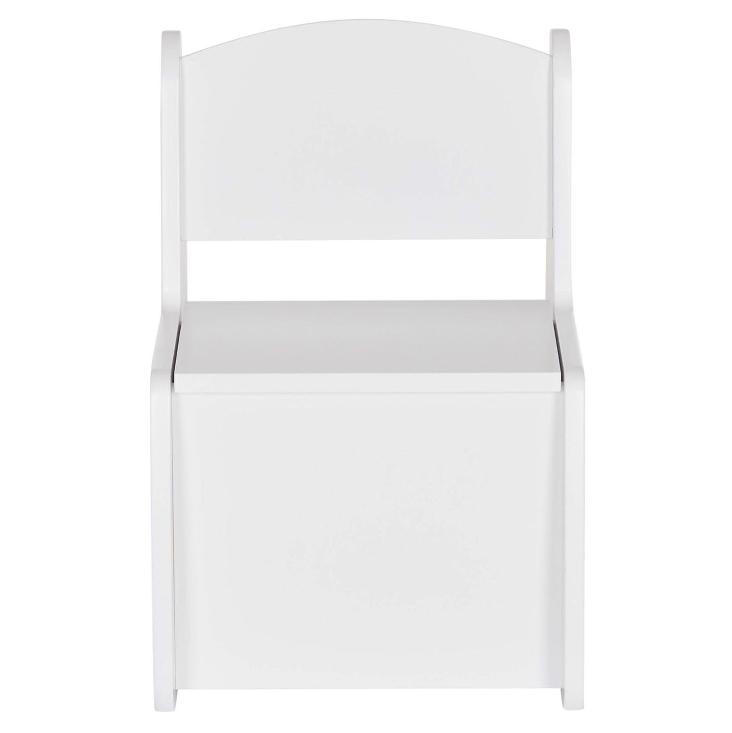 Kid's Chair With Storage Space Ricki Hm18343.03 Plywood/mdf In White 33x43x47hcm