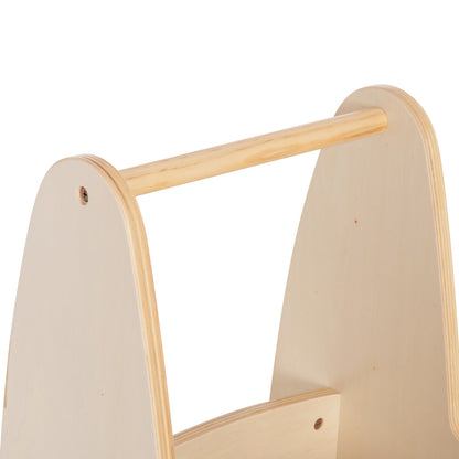 Kids' Stroller/cart Ricki Hm18341.01 Mdf & Plywood In Natural 33x45x50hcm.