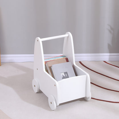 Kids' Stroller/cart Ricki Hm18341.03 Mdf & Plywood In White 33x45x50hcm.