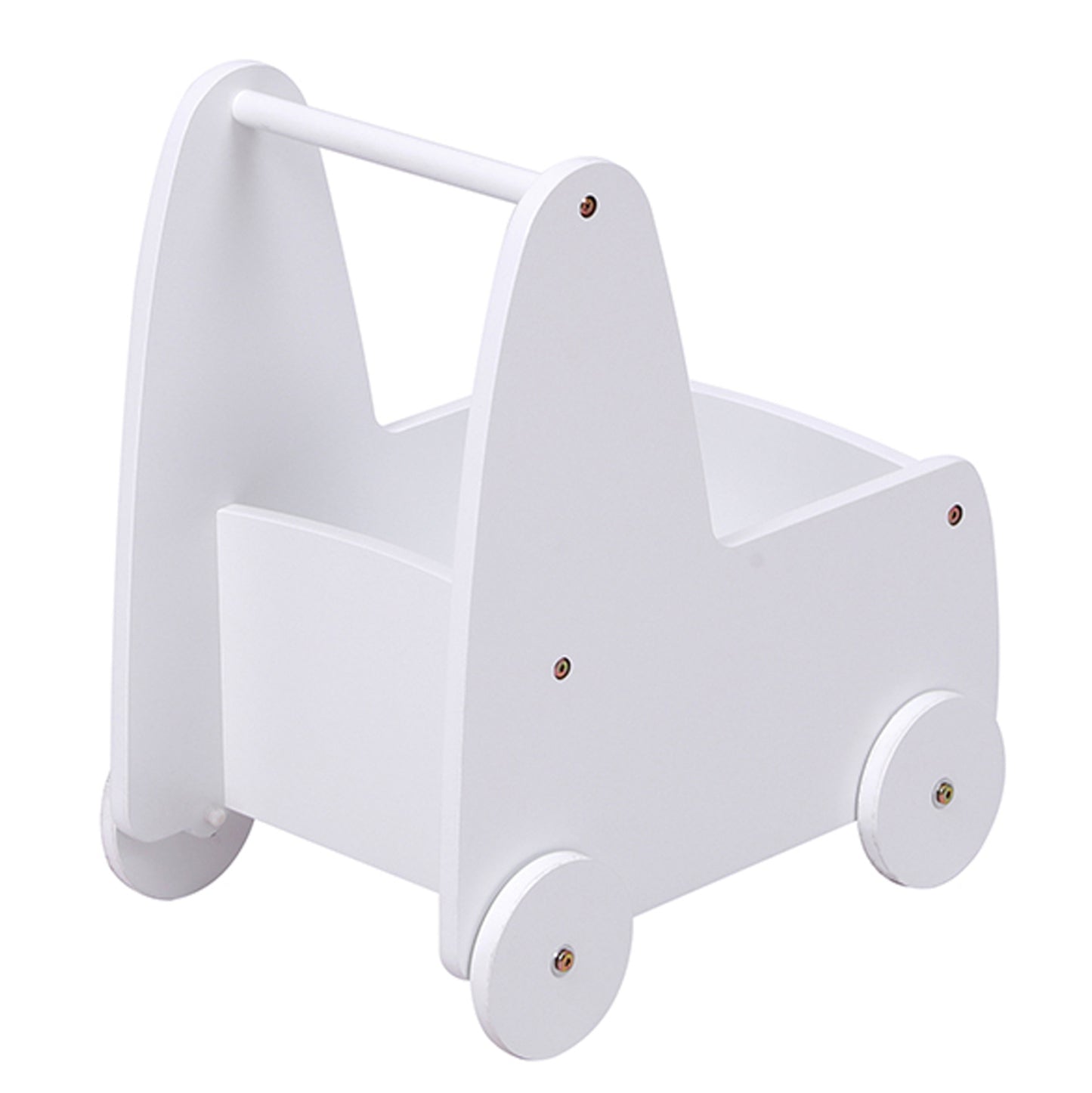 Kids' Stroller/cart Ricki Hm18341.03 Mdf & Plywood In White 33x45x50hcm.
