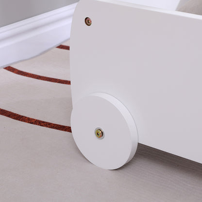 Kids' Stroller/cart Ricki Hm18341.03 Mdf & Plywood In White 33x45x50hcm.
