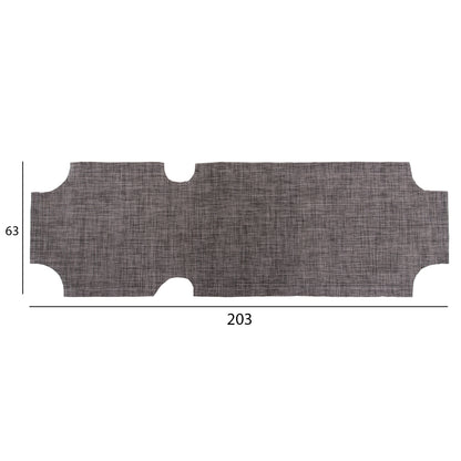 Replacement Textilene Cover Hm5072.10 600gr/m2 2x1 For Classic Sunbeds In Grey