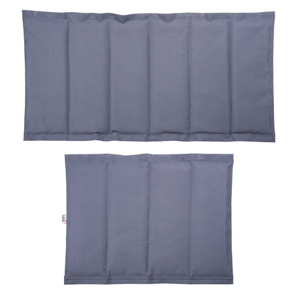 Replacement Textilene Fabric Hm6064.30 For Aigaio Sunbeds In Grey Color