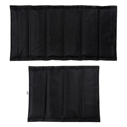 Replacement Textilene Fabric Hm6064.01 For Sunbeds Aigaio In Black Color