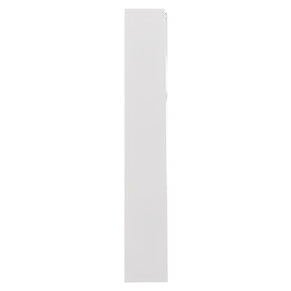 Shoe Cabinet Stark Hm6633.02 Metal In White--3 Magnetic Doors 71x15x103hcm.