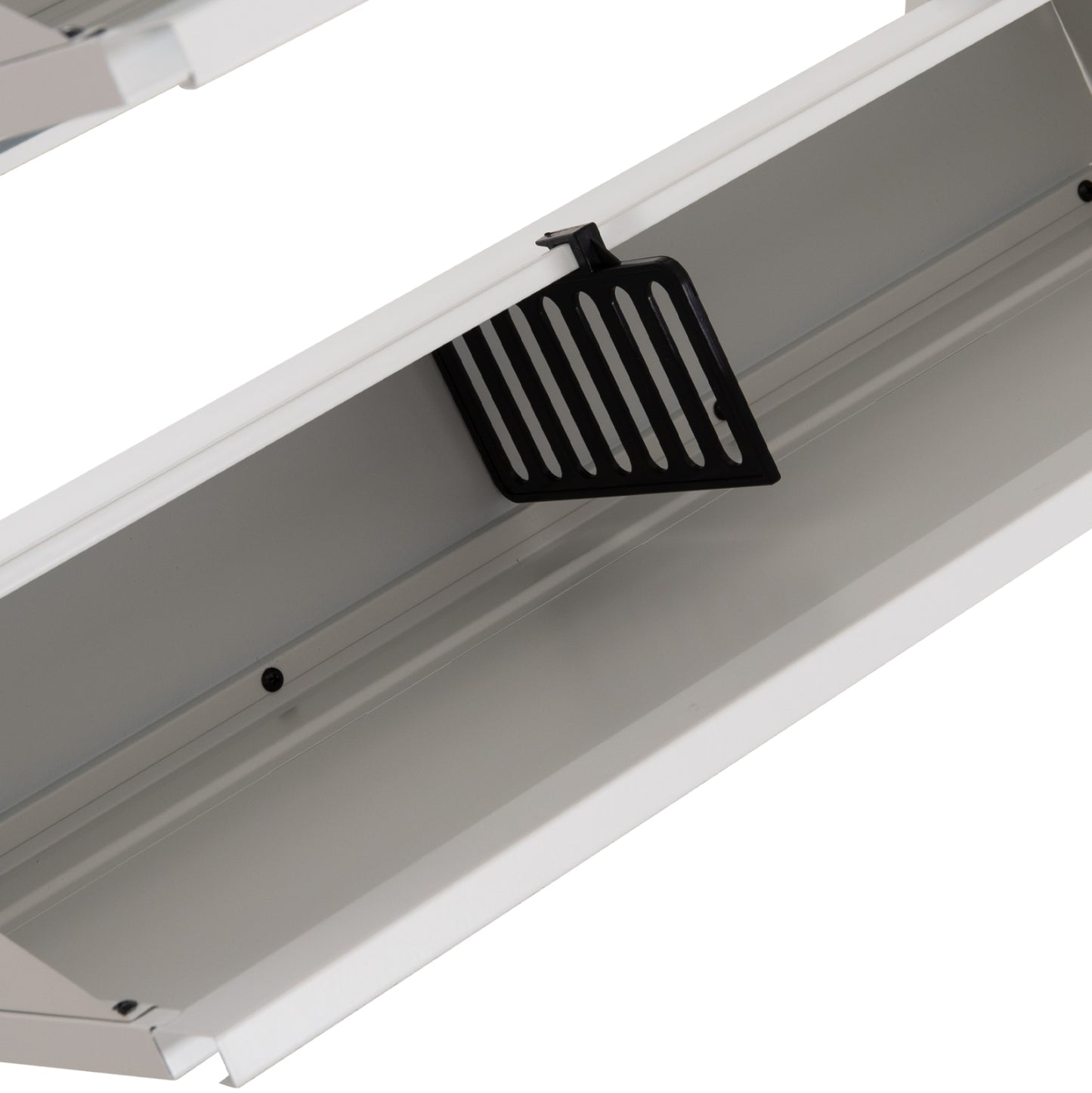 Shoe Cabinet Stark Hm6634.02 Metal In White--4 Magnetic Doors 71x15x137hcm.