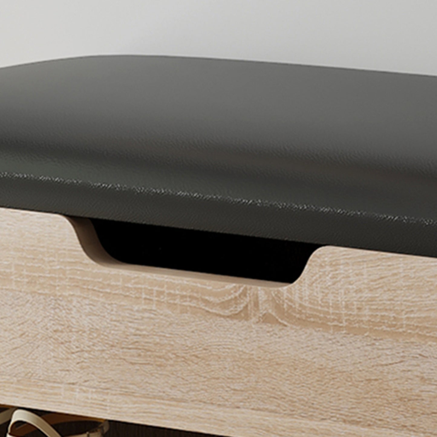 Shoe Rack With Seat Romir Hm2477.01 Melamine In Sonama-brown Seat 60x30x44hcm.