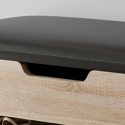 Shoe Rack With Seat Romir Hm2477.01 Melamine In Sonama-brown Seat 60x30x44hcm.