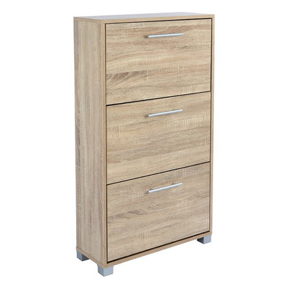 Shoe Cabinet 3-drawers Davina Hm2221.02 Melamine Sonama 62x24x110h