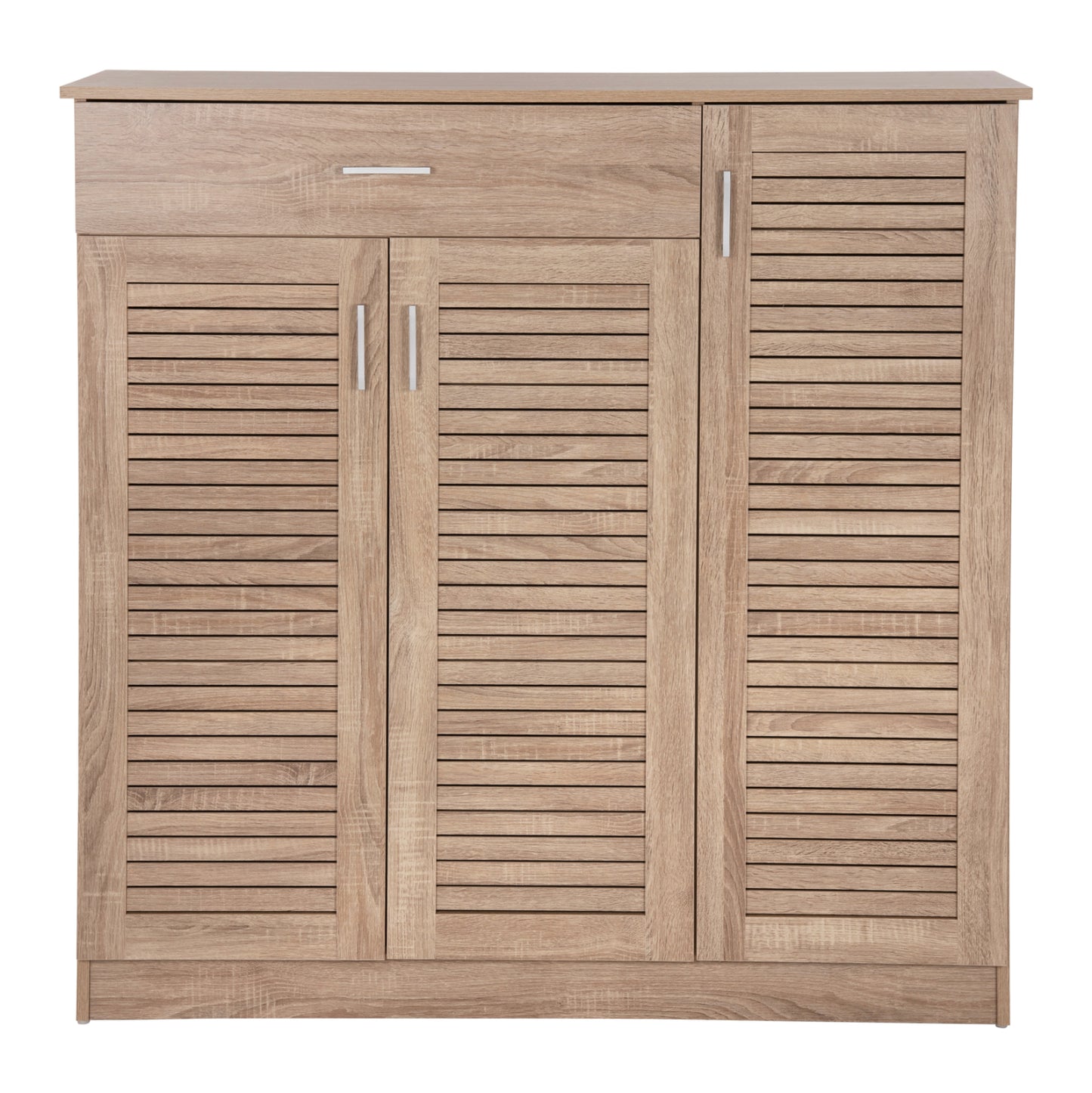 Shoe Cabinet Proby Hm9607.02 Melamine In Sonoma 120x37,5x121,5hcm.