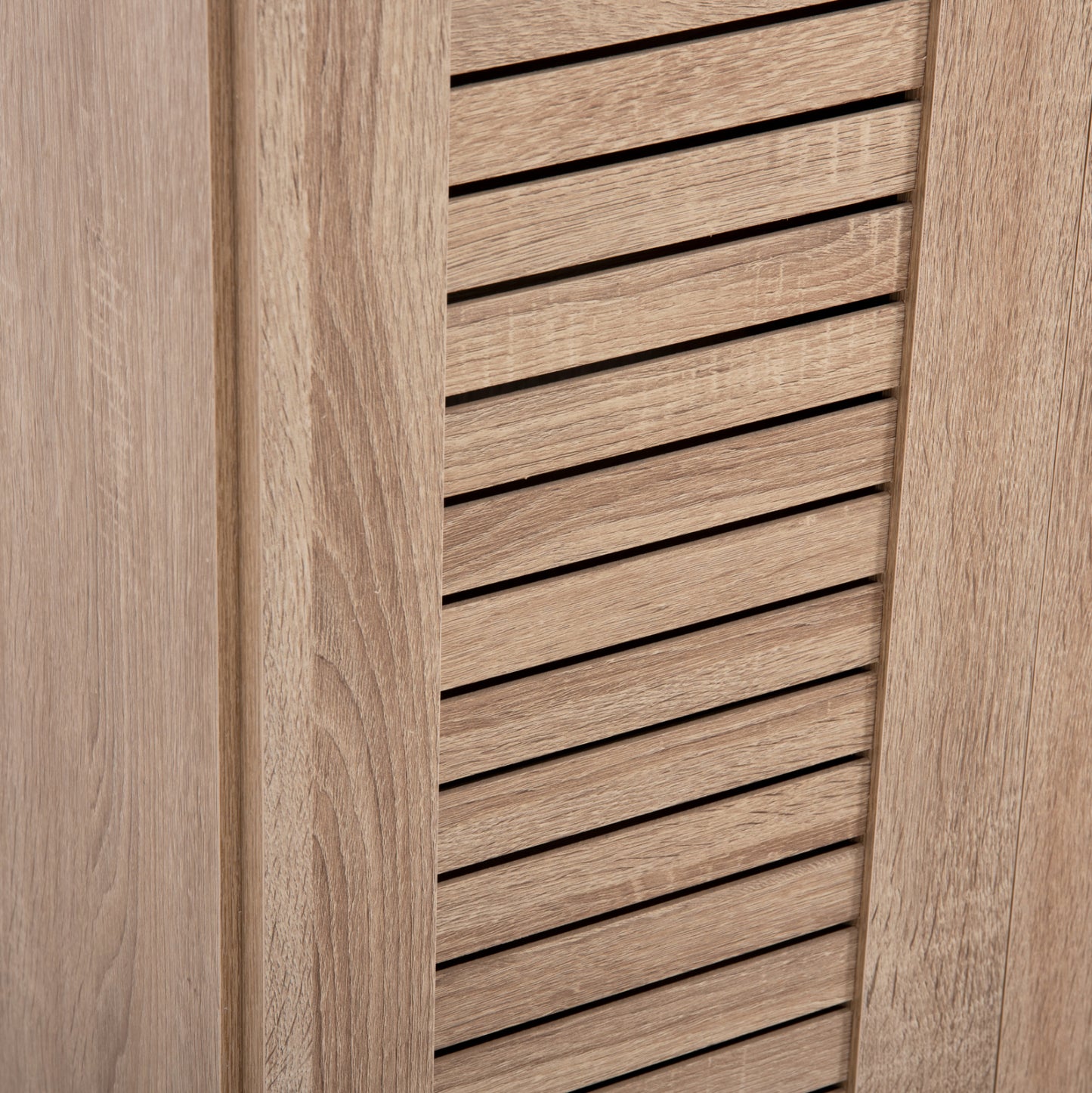 Shoe Cabinet Prolly Hm9609.02 Melamine In Sonoma-3 Doors-4 Shelves 87x32x88hcm.