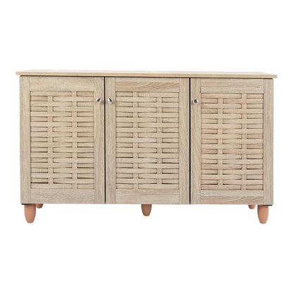 Shoe Cabinet Iggy 3 Doors Hm2211.02 Melamine Sonama 114x34x68