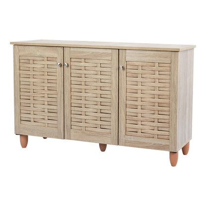 Shoe Cabinet Iggy 3 Doors Hm2211.02 Melamine Sonama 114x34x68