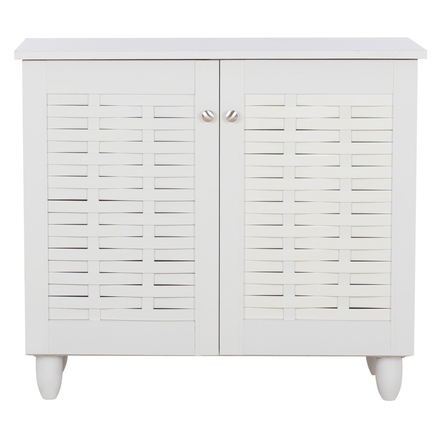 Shoe Cabinet Cassiope Melamine White With Legs 77Χ34Χ67.5hcm.hm2208.05
