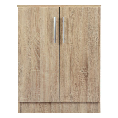 Shoe Cabinet Emerie Hm2206.02 Melamine Sonama 60x40.5x80hcm
