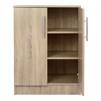 Shoe Cabinet Emerie Hm2206.02 Melamine Sonama 60x40.5x80hcm