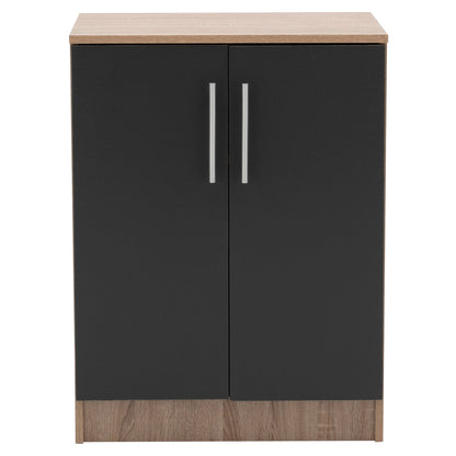 Shoe Cabinet Emerie Hm2206.04 Melamine In Sonama Grey 60x40,5x80hcm.