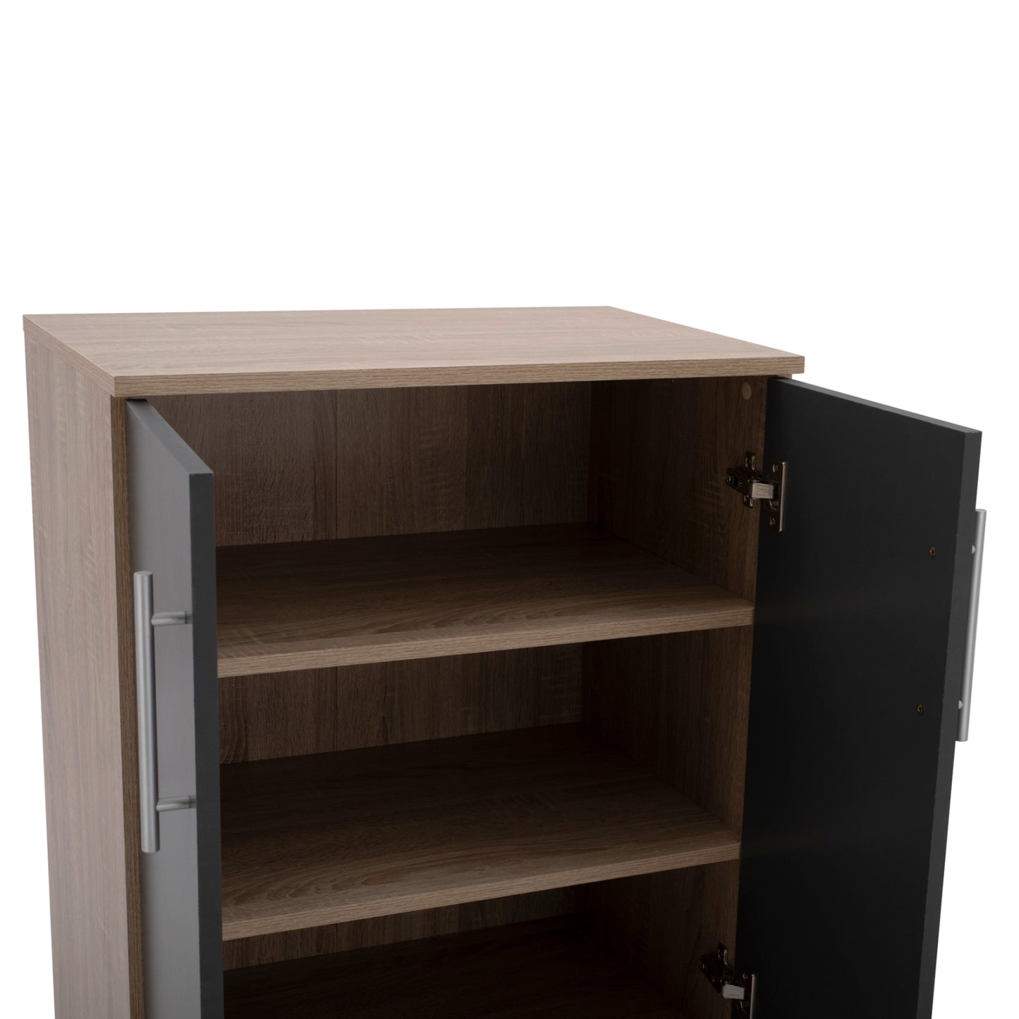 Shoe Cabinet Emerie Hm2206.04 Melamine In Sonama Grey 60x40,5x80hcm.