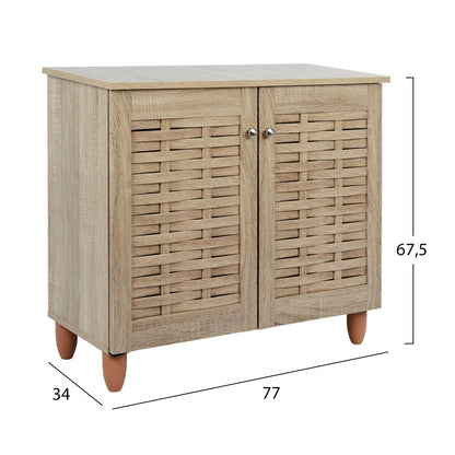 Shoe Cabinet Wooden Hm2208.02 Sonama 77x34x67.5hcm.