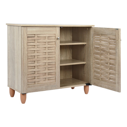 Shoe Cabinet Wooden Hm2208.02 Sonama 77x34x67.5hcm.