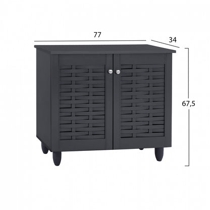 Shoe Cabinet Wooden Hm2208.10 Grey 77x34x67.5cm