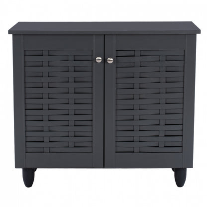 Shoe Cabinet Wooden Hm2208.10 Grey 77x34x67.5cm