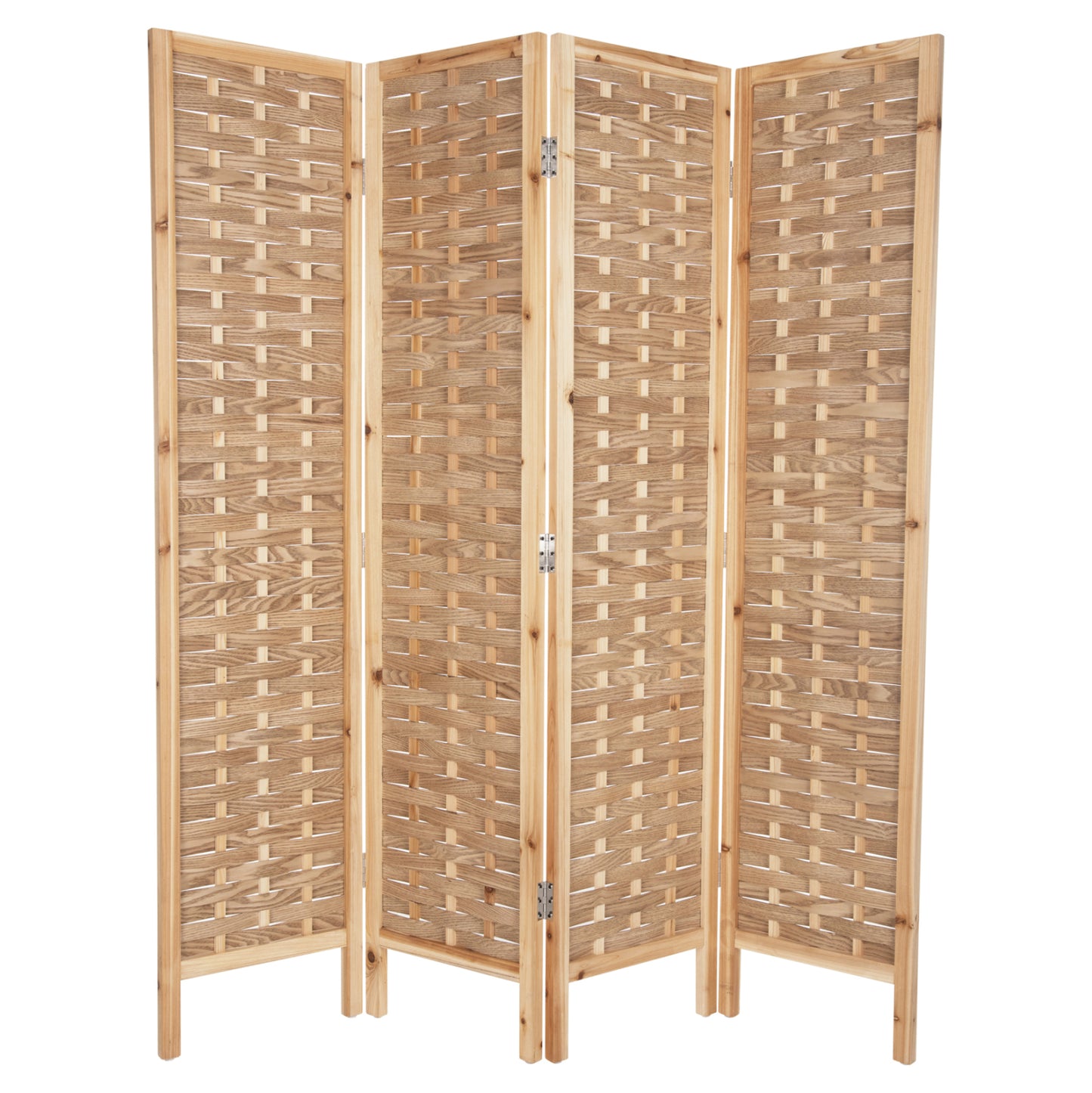 Divider With 4 Leafs Sentinel Hm4227 Bamboo In Natural Color 162x2,5x180hcm.