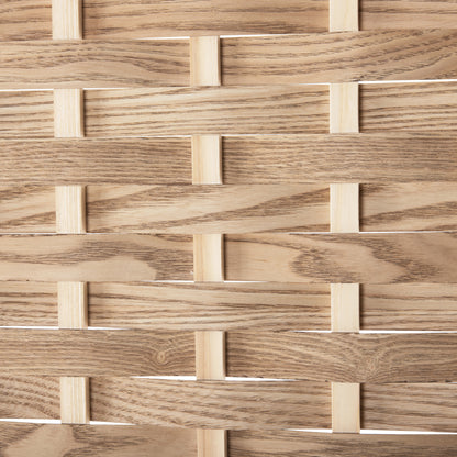 Divider With 4 Leafs Sentinel Hm4227 Bamboo In Natural Color 162x2,5x180hcm.