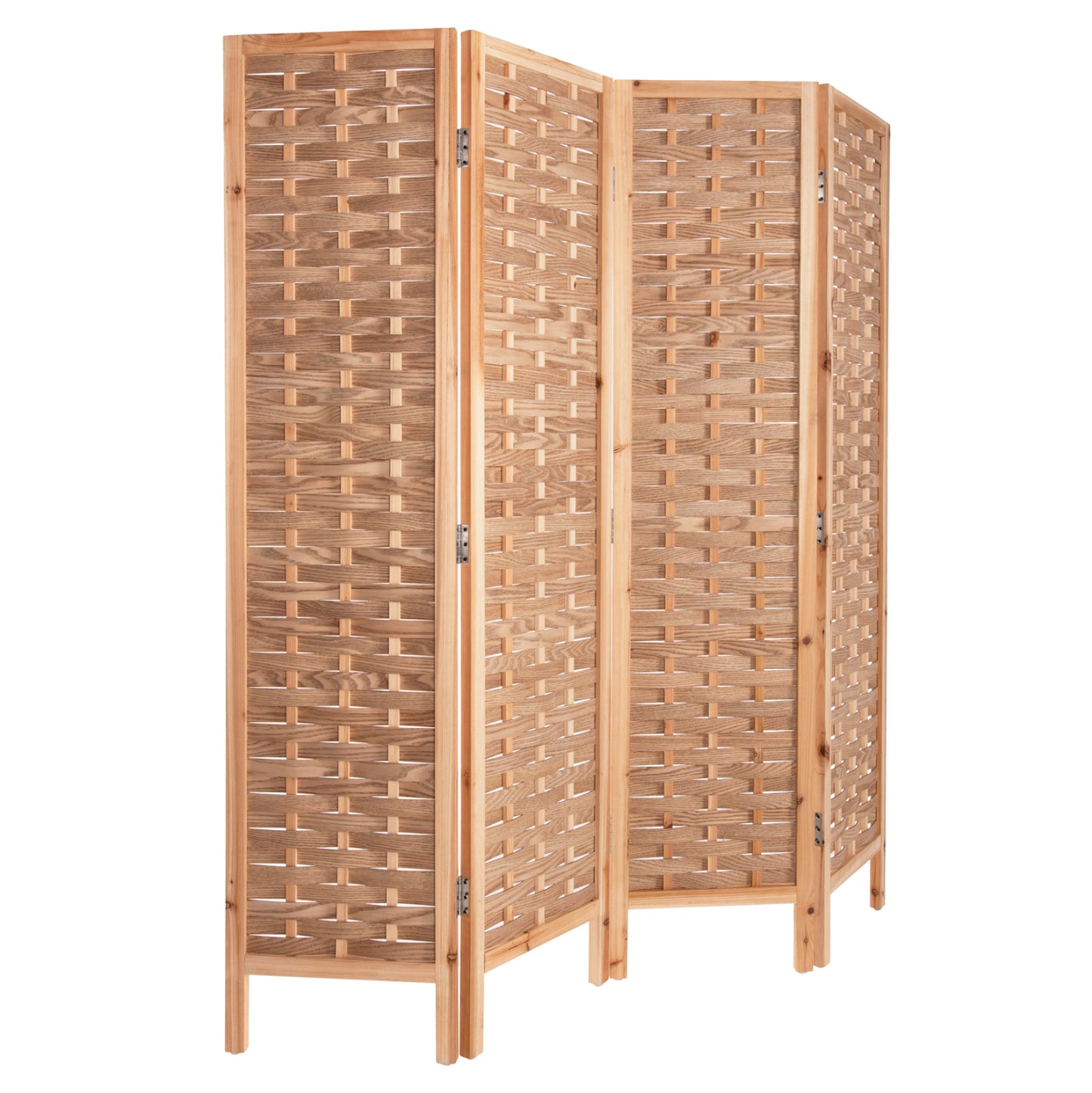 Divider With 4 Leafs Sentinel Hm4227 Bamboo In Natural Color 162x2,5x180hcm.