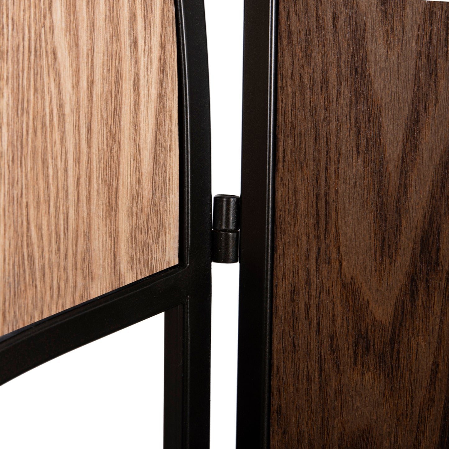 Divider With 6 Leafs Crypt Hm4221 Mdf In 4 Colors-black Metal Frame 241x1,5x180hcm.