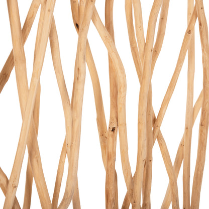 Room Divider Hm9521 Solid Teak Branches In Natural Color 120Χ20Χ180hcm.